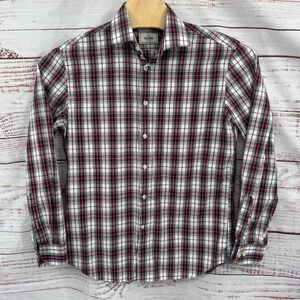 Todd Snyder‎ New York Mens 16 34/35 Long Sleeve Button Down Plaid Shirt Medium